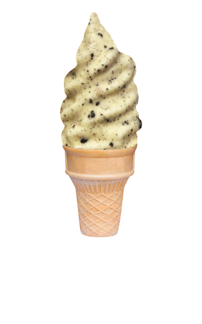 WHITE CHOCOLATE WITH OREO PIECES ICE CREAM CONE DIP - 1 kg - 4 units