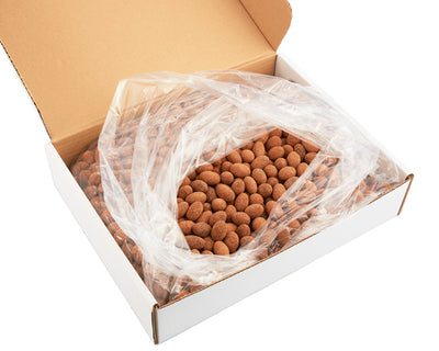 DARK CHOCOLATE ALMOND COATED WITH CACAO - CEVANA - 4 kg