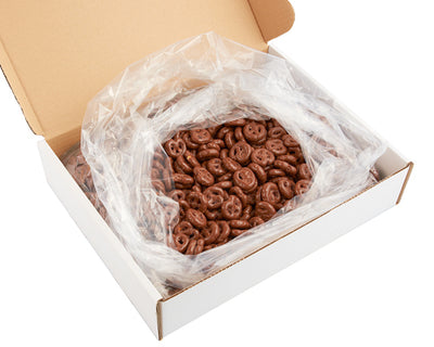 PURE MILK CHOCOLATE COATED MINI PRETZELS - CEVANA - 2 kg