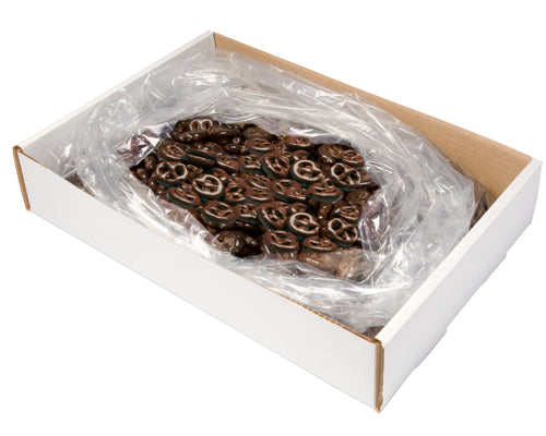 PURE BLACK CHOCOLATE COATED MINI PRETZELS - CEVANA - 2 kg