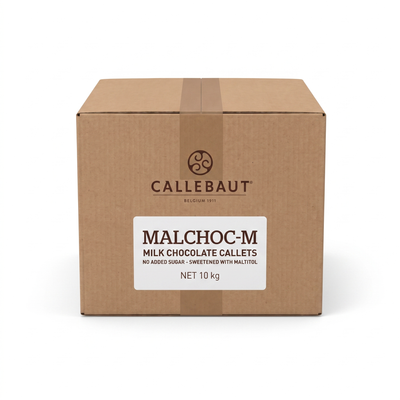 Callebaut Malchoc-M Milk Callets No Added Sugar — 10 kg box
