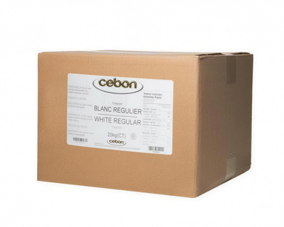 WHITE REGULAR FONDANT IN CONTENANT - CEBON 20 kg — product packshot