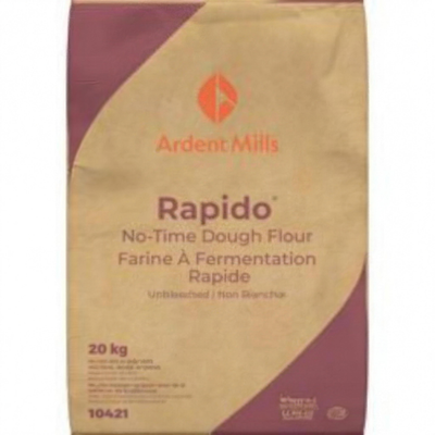 NO-TIME DOUGH FLOUR UNBLEACHED - RAPIDO - 20kg — product packshot