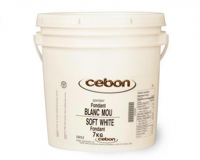 SOFT WHITE FONDANT IN PAIL - CEBON 7 kg — product packshot