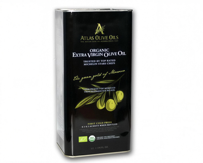 EXTRA VIRGIN OLIVE ORGANIC OIL 5 liters — product packshot