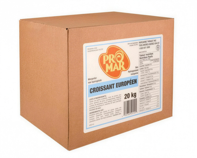 EUROPEAN CROISSANT NON HYDROGENATED MARGARINE (50144) 20 kg — product packshot