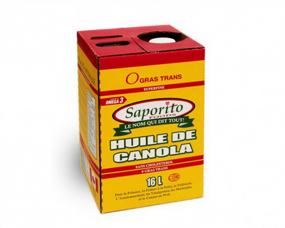REFINED, BLEACHED AND DEODORIZED CANOLA OIL - 16 litres — product packshot