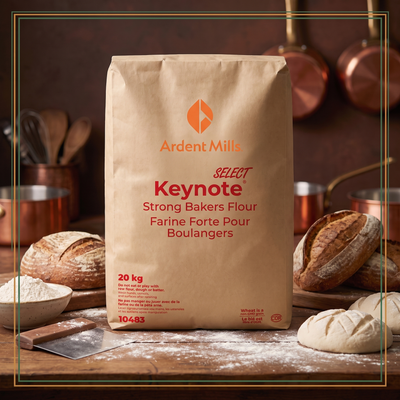 KEYNOTE STRONG BAKER'S FLOUR UNBLEACHED - ROBIN HOOD - 20kg — lifestyle card