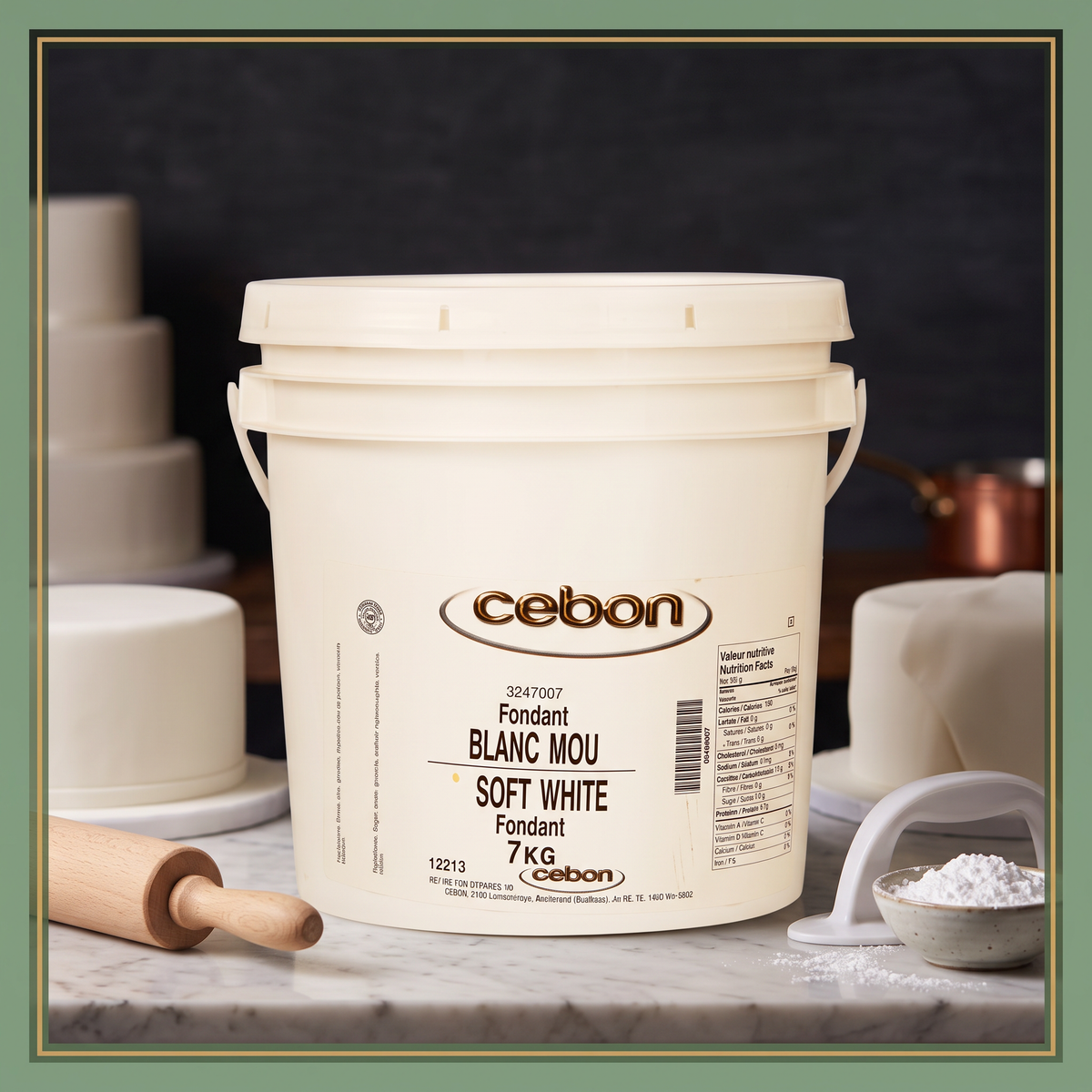 SOFT WHITE FONDANT IN PAIL - CEBON 7 kg — lifestyle card