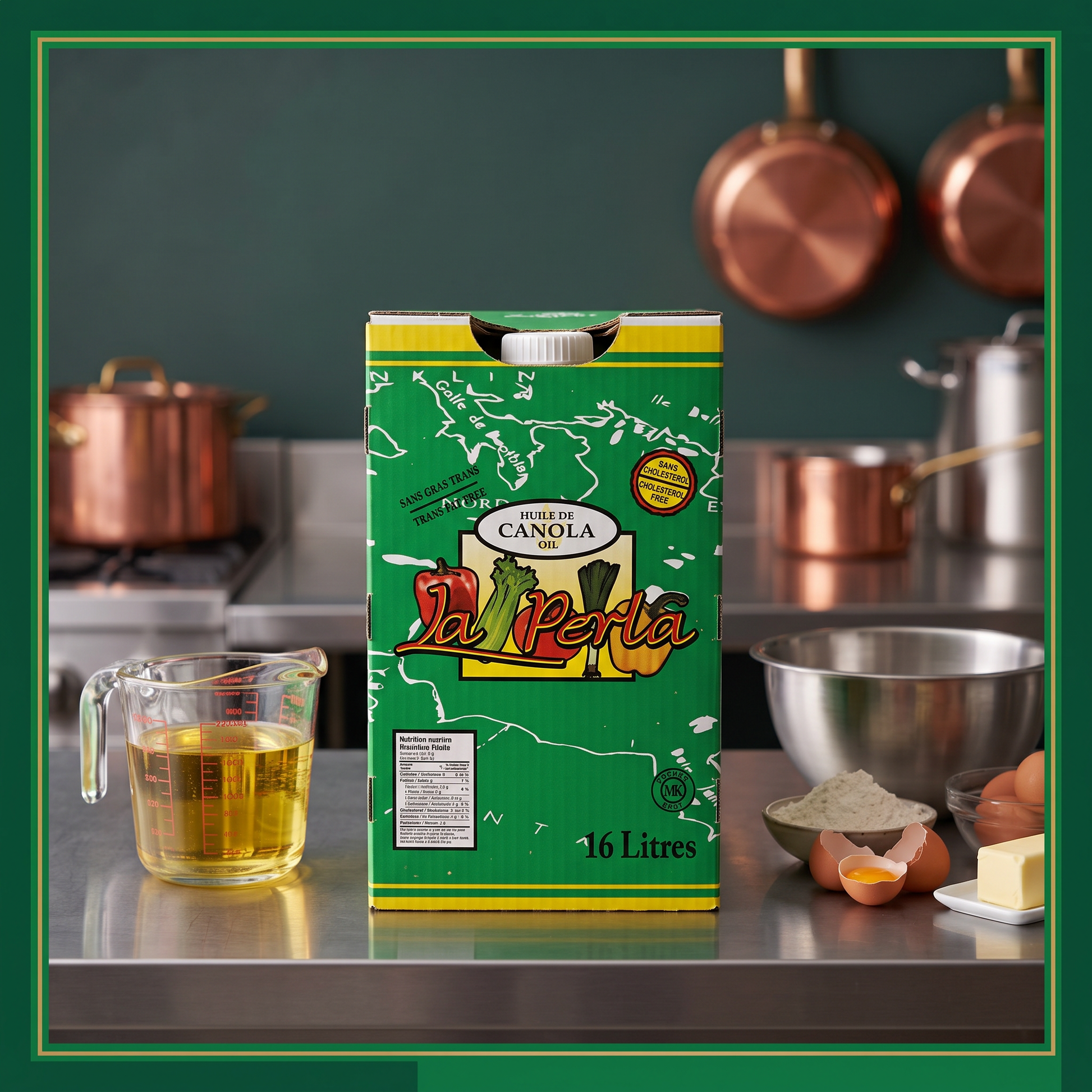 LA PERLA CANOLA OIL 16 liter — lifestyle card
