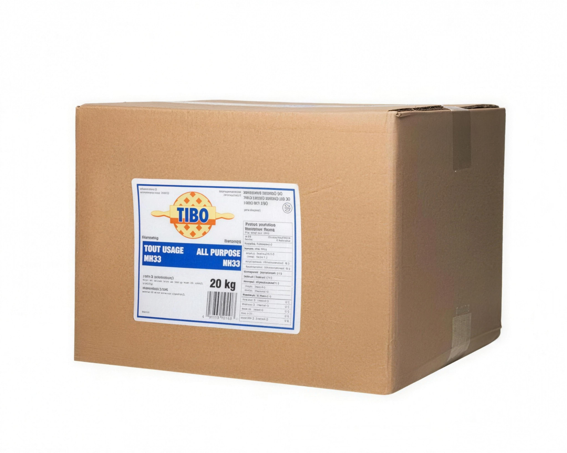 ALL PURPOSE SHORTENING NON HYDROGENATED 33 No 50148 TIBO 20 kg — product packshot