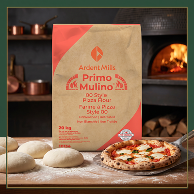 NEAPOLITAN-STYLE PIZZA FLOUR DOUBLE ZERO - PRIMO MULINO - 20kg — lifestyle card