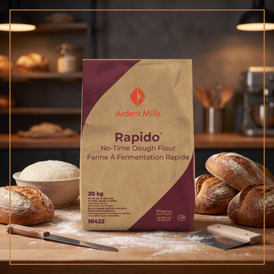 NO-TIME DOUGH FLOUR - RAPIDO - 20kg — lifestyle card