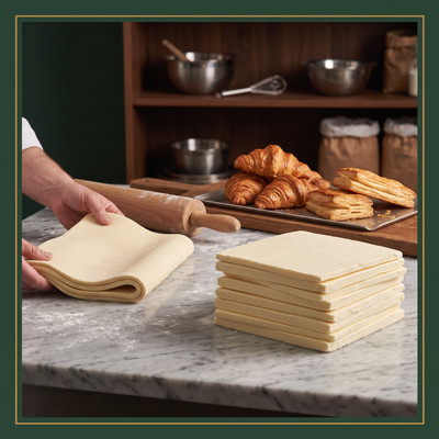 PUFF PASTRY AND LAMINATING SHORTENING 55145 - TIBO 20 kg — lifestyle card