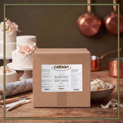 SOFT WHITE FONDANT IN CARTON - CEBON 20 kg — lifestyle card