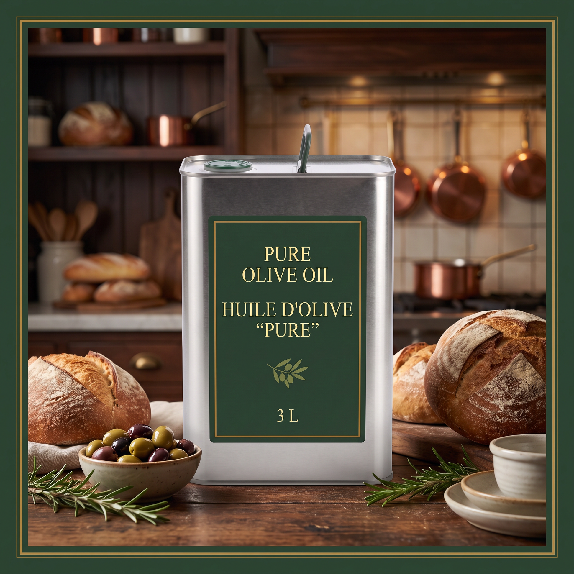 PURE OLIVE OIL 3 litres — lifestyle card