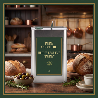 PURE OLIVE OIL 3 litres — lifestyle card