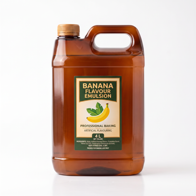BANANA FLAVOUR EMULSION ARTIFICIAL 3015-4  - EMBASSY 4 liters — product packshot