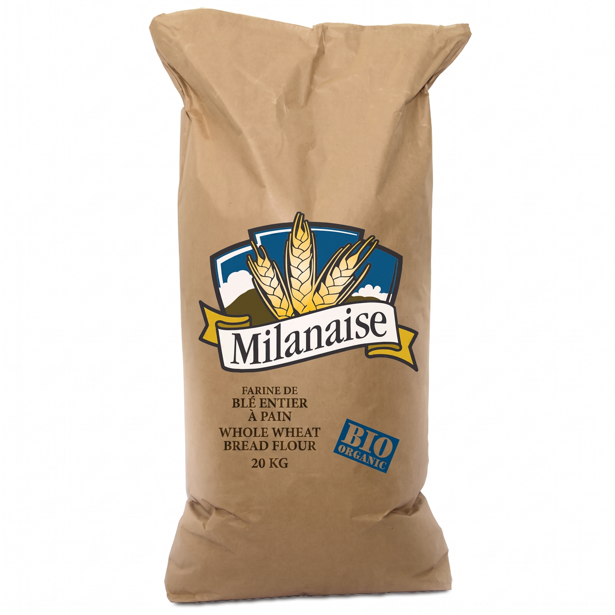 ORGANIC WHOLE WHEAT BREAD FLOUR - MILANAISE - 20Kg — product packshot