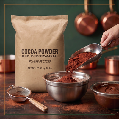 COCOA POWDER 22/24% - ROYAL DUTCH - 22.68kg — lifestyle card