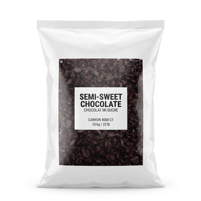 SEMI-SWEET CHOCOLATE CANYON 4000 CT 10 kg — product packshot