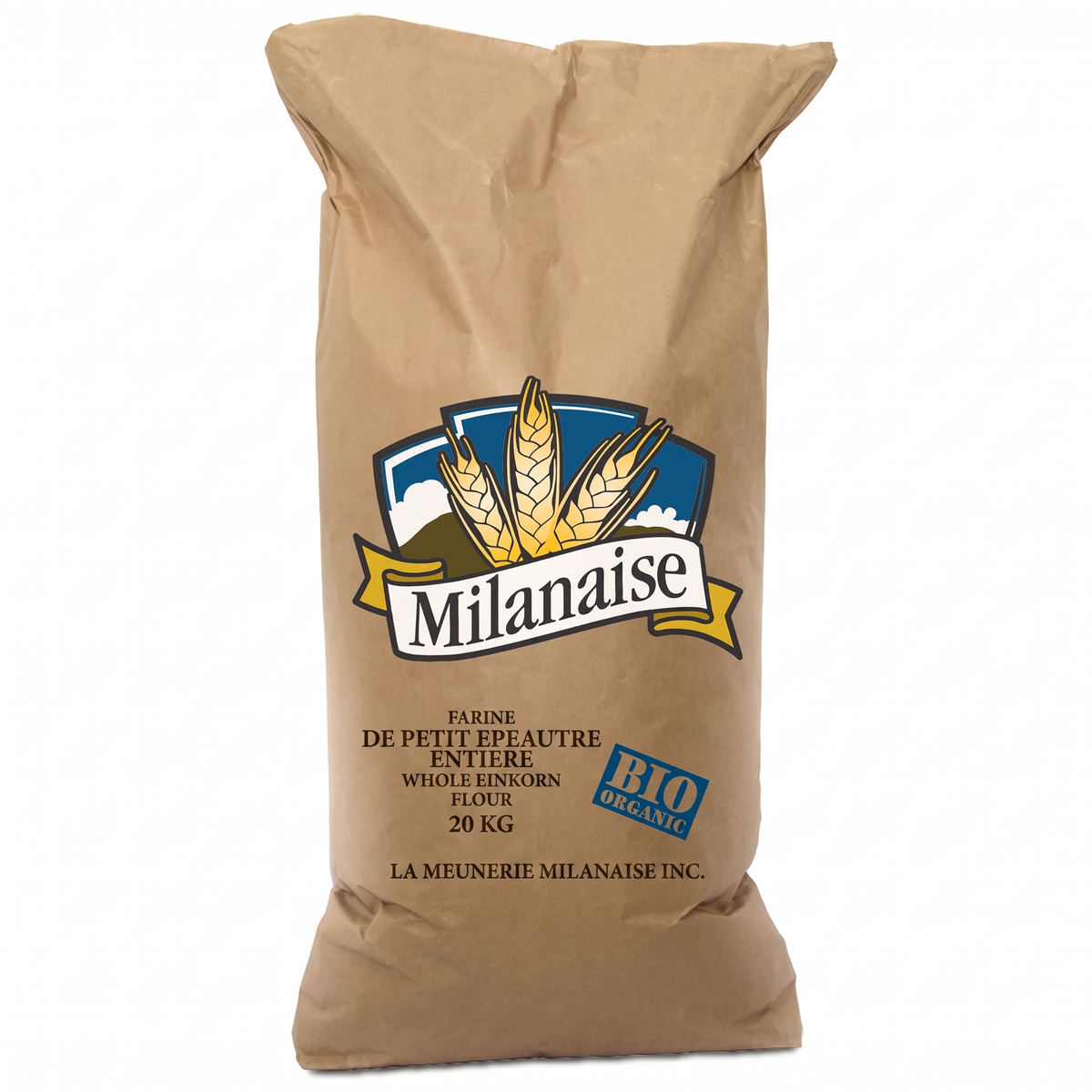 ORGANIC WHOLE EINKORN FLOUR - MILANAISE - 20kg — product packshot