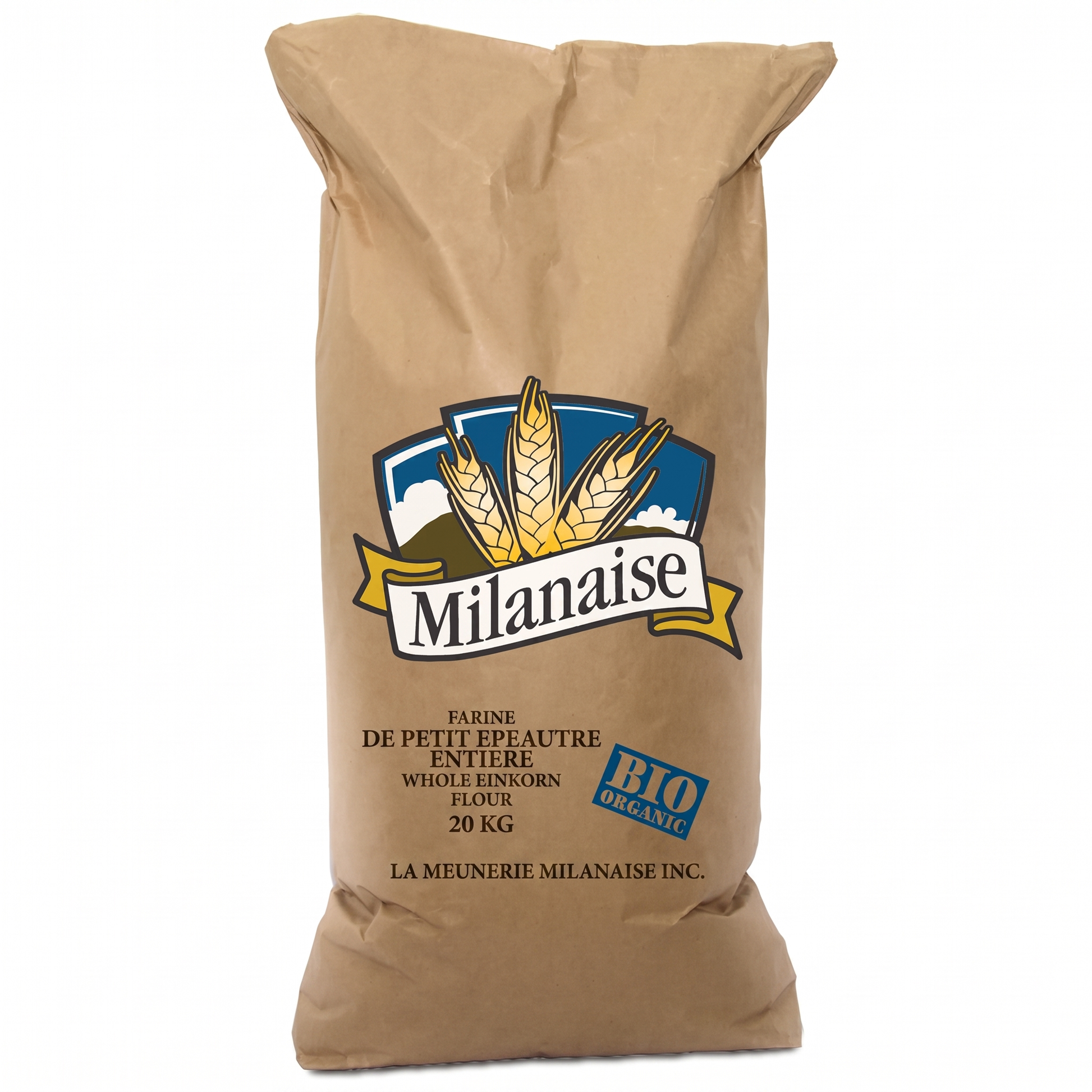 ORGANIC WHOLE EINKORN FLOUR - MILANAISE - 20kg — product packshot