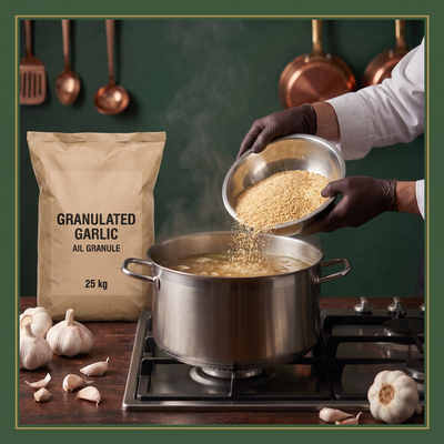 GRANULATED GARLIC - 25 kg — lifestyle card