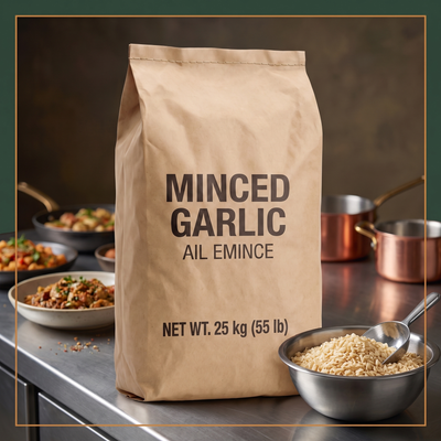 MINCED GARLIC 25 kg — lifestyle card