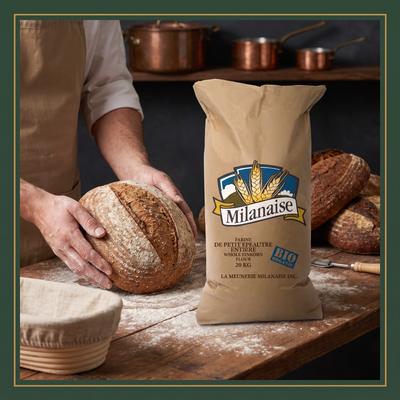ORGANIC WHOLE EINKORN FLOUR - MILANAISE - 20kg — lifestyle card