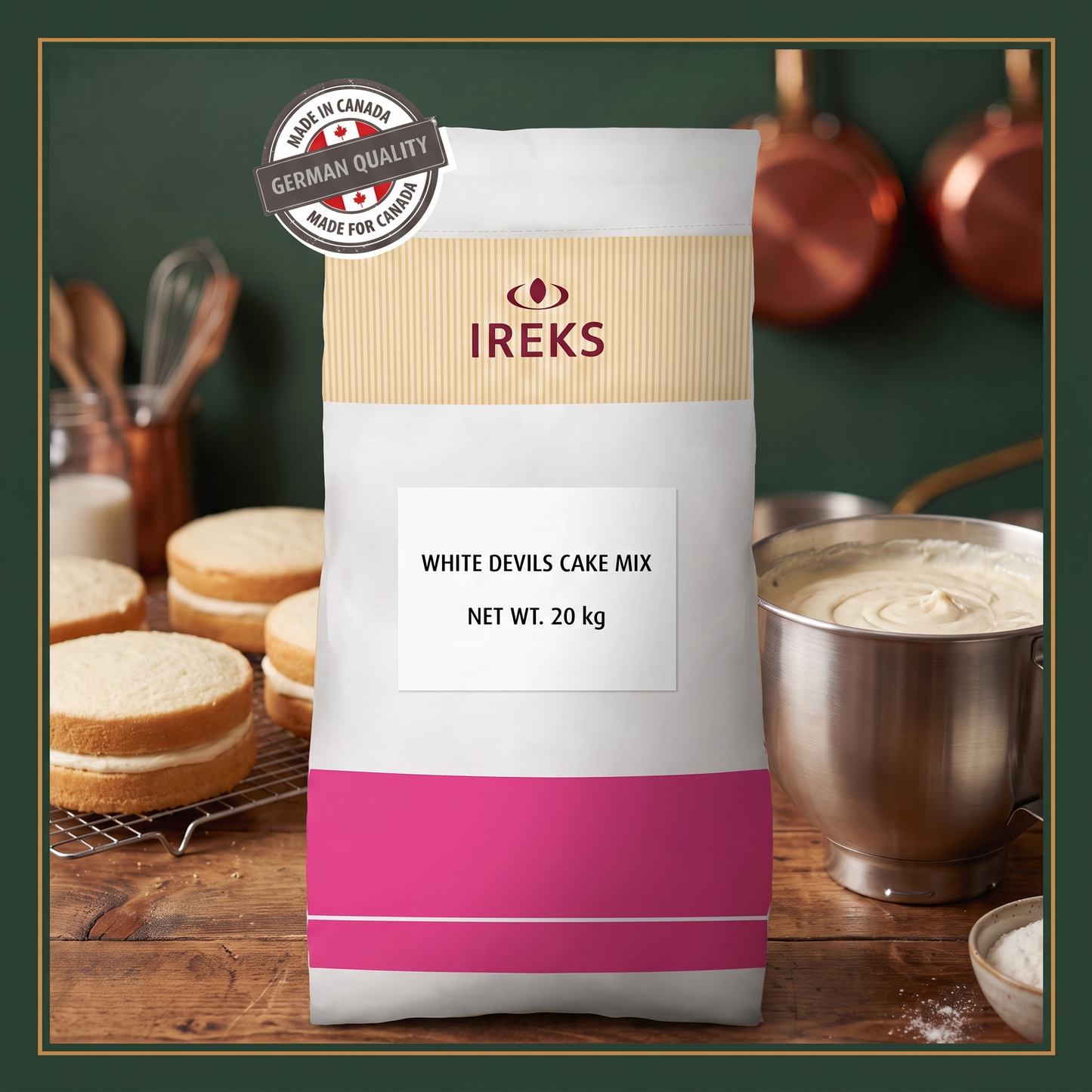 WHITE DEVILS CAKE MIX - IREKS 20 kg — lifestyle card