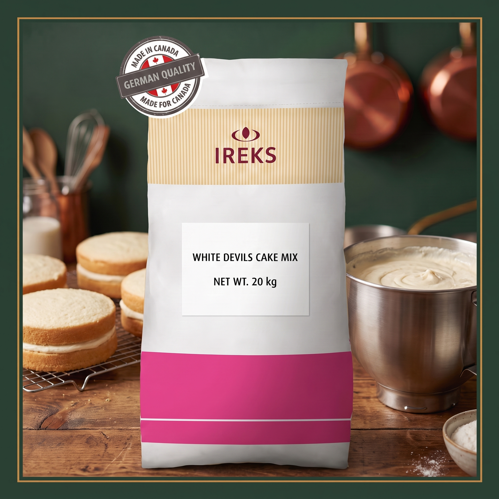 WHITE DEVILS CAKE MIX - IREKS 20 kg — lifestyle card