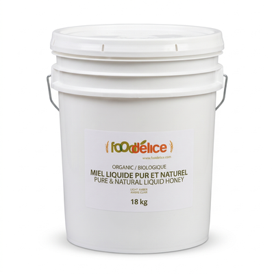 ORGANIC PURE & NATURAL LIGHT AMBER HONEY (BRAZIL) - 18 kg — product packshot