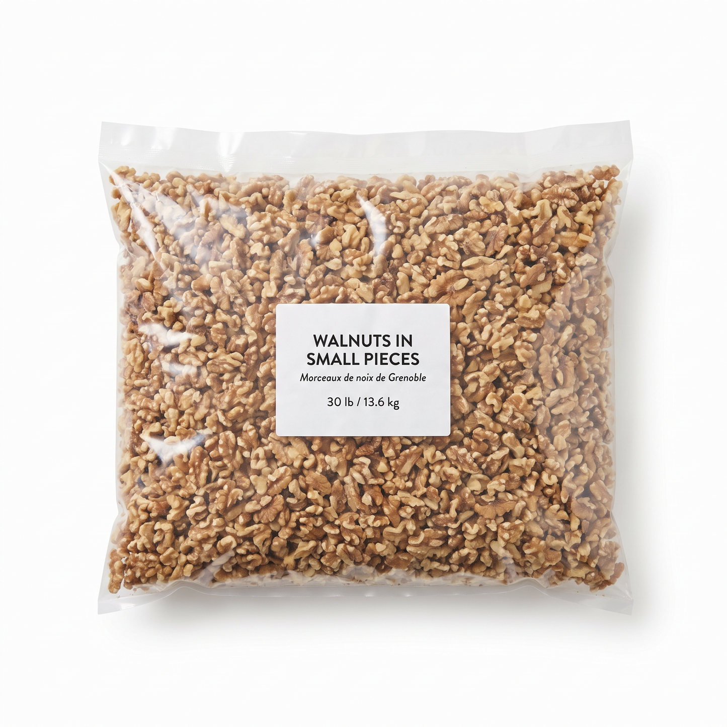 WALNUTS IN SMALL PIECES 30 lb — product packshot