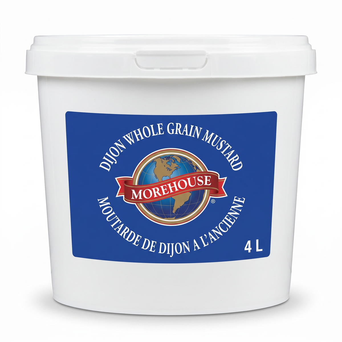DIJON WHOLE GRAIN MUSTARD - MOREHOUSE  4 liter — product packshot