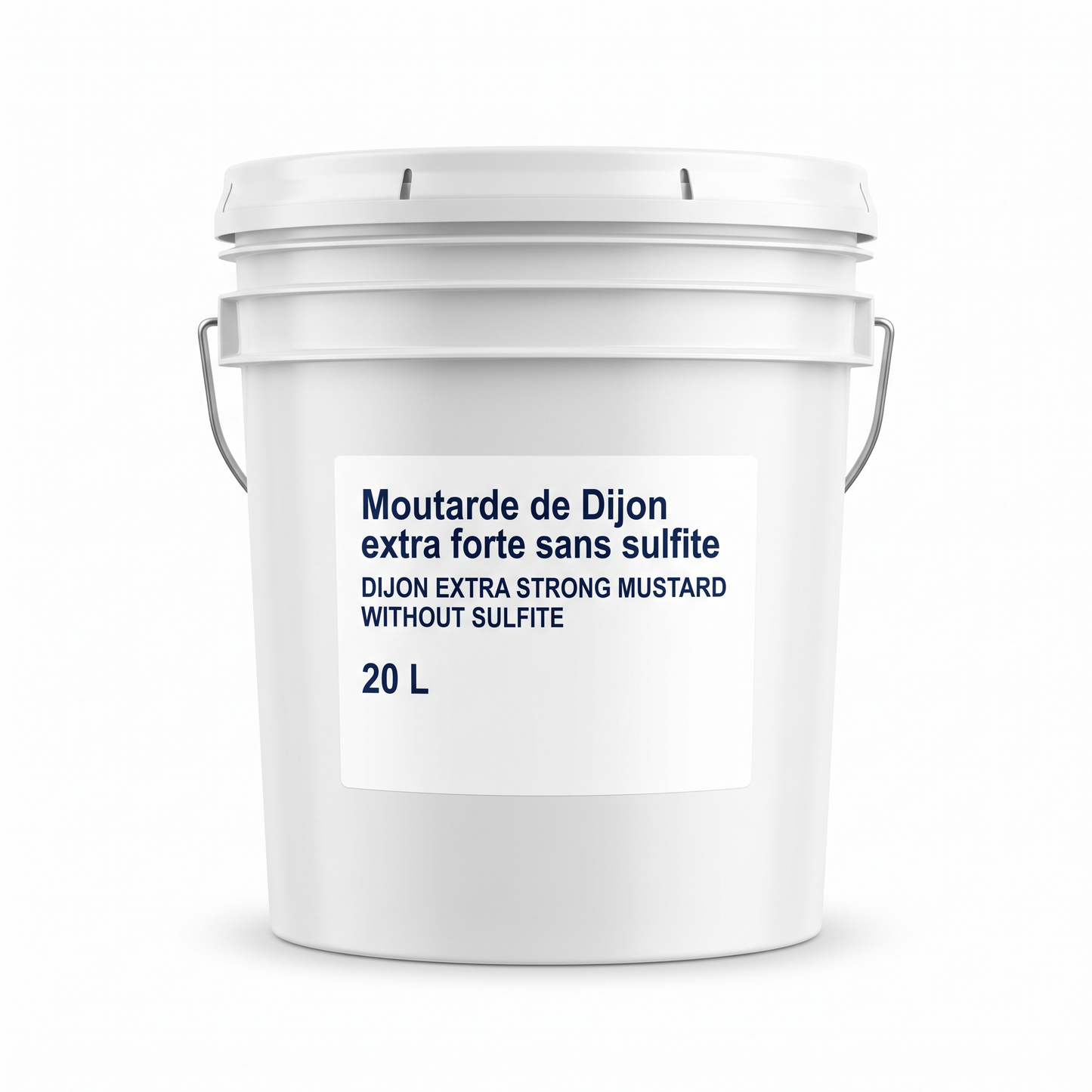 DIJON EXTRA STRONG MUSTARD WITHOUT SULFITE 20 litres — product packshot