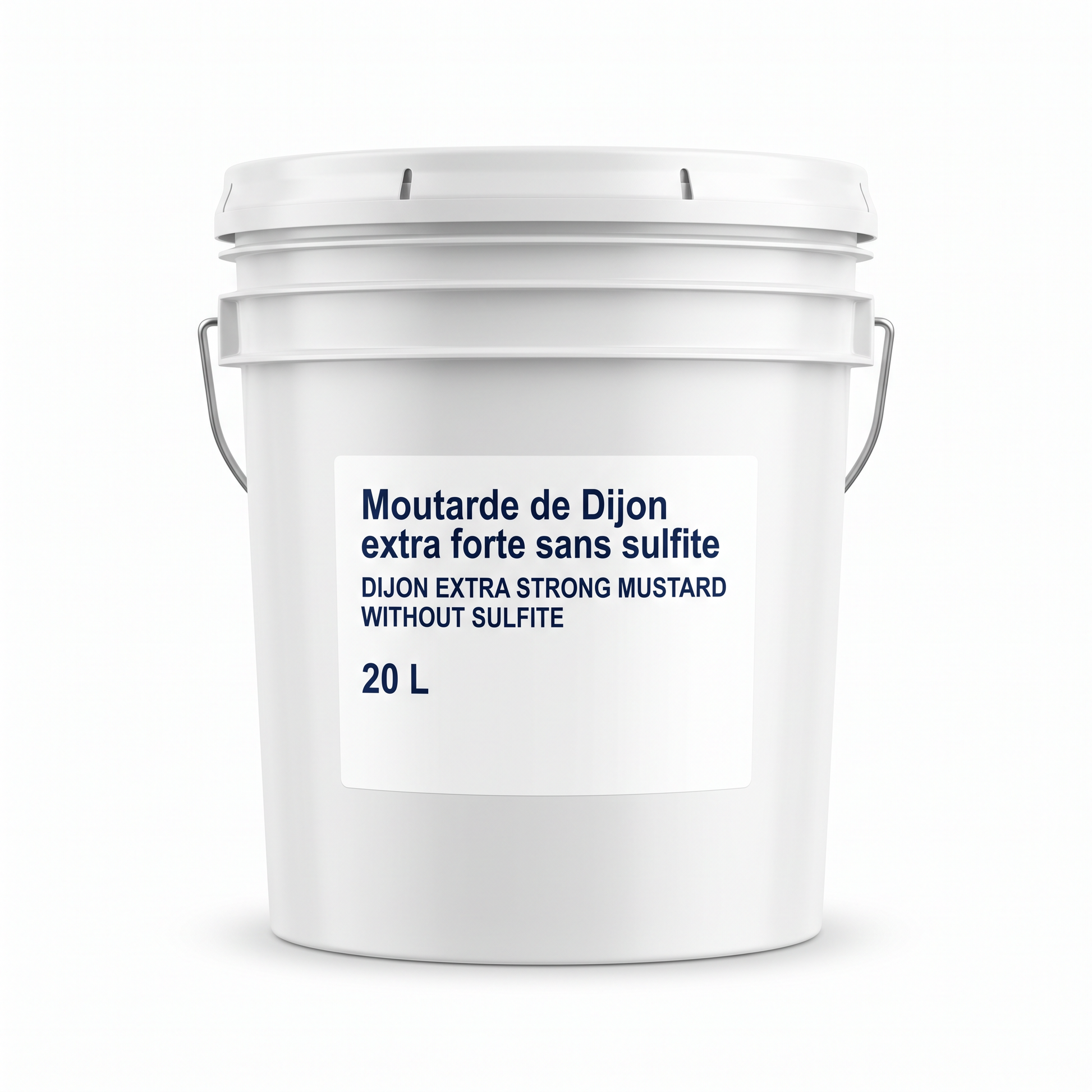 DIJON EXTRA STRONG MUSTARD WITHOUT SULFITE 20 litres — product packshot