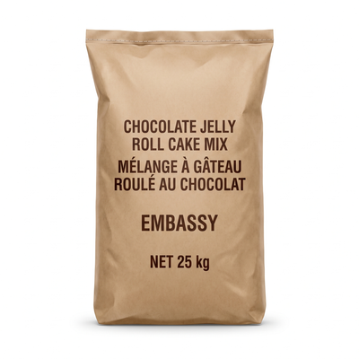 CHOCOLATE JELLY ROLL CAKE MIX -  EMBASSY 25 kg — product packshot