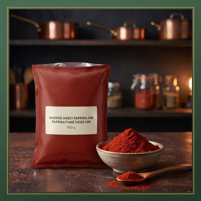 SMOKED SWEET PAPRIKA 24K  500 gr — lifestyle card