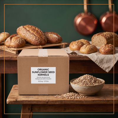 ORGANIC SUNFLOWER SEEDS KERNELS - 12.5 kg — lifestyle card