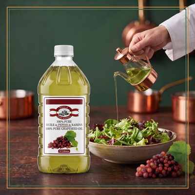 GRAPE SEED OIL - SIMON & NOLAN  3 litres — lifestyle card
