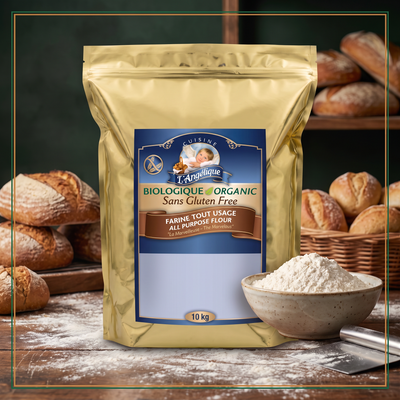 ORGANIC GLUTEN FREE ALL PURPOSE FLOUR LA MERVEILLEUSE - CUISINE L'ANGÉLIQUE - 10kg — lifestyle card