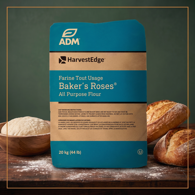 BAKER'S ROSES ALL-PURPOSE FLOUR BLEACHED AND ENRICHED - ADM - 20kg — lifestyle card