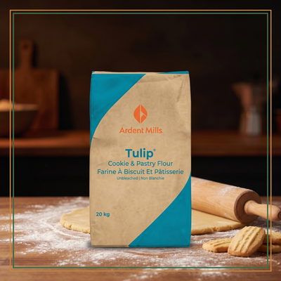UNBLEACHED BISCUIT AND PASTRY TULIP FLOUR - ROBIN HOOD - 20kg — lifestyle card