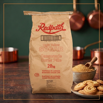LIGHT YELLOW SUGAR - REDPATH - 20 kg — lifestyle card