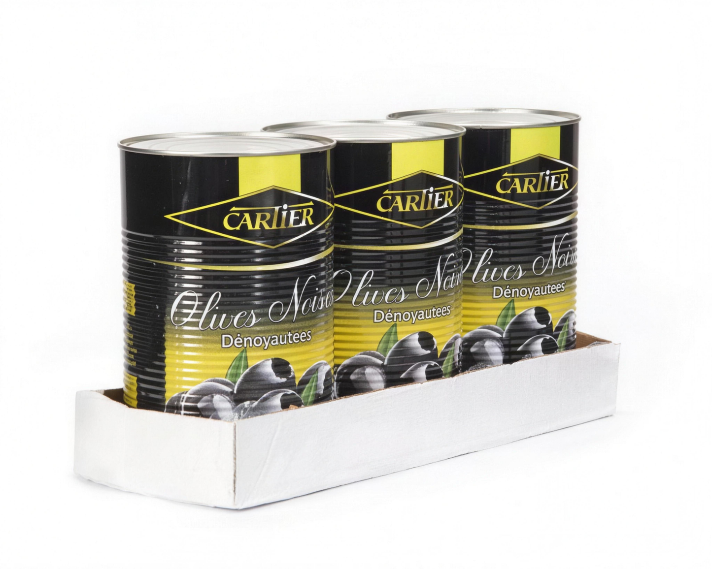 PITTED BLACK OLIVES - CARTIER 9 lb - 6 kg — product packshot