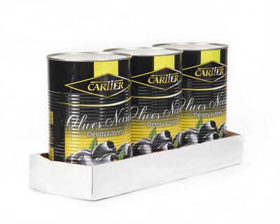 PITTED BLACK OLIVES - CARTIER 9 lb - 6 kg — product packshot