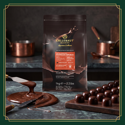 Callebaut Signature Collection Chocolat noir — Zestina République dominicaine 72 %   1 kg — lifestyle card