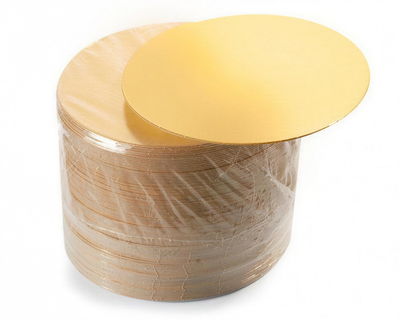 GOLD 60 PTS CAKE BOARD 8 ROUNDS 100 units — product packshot