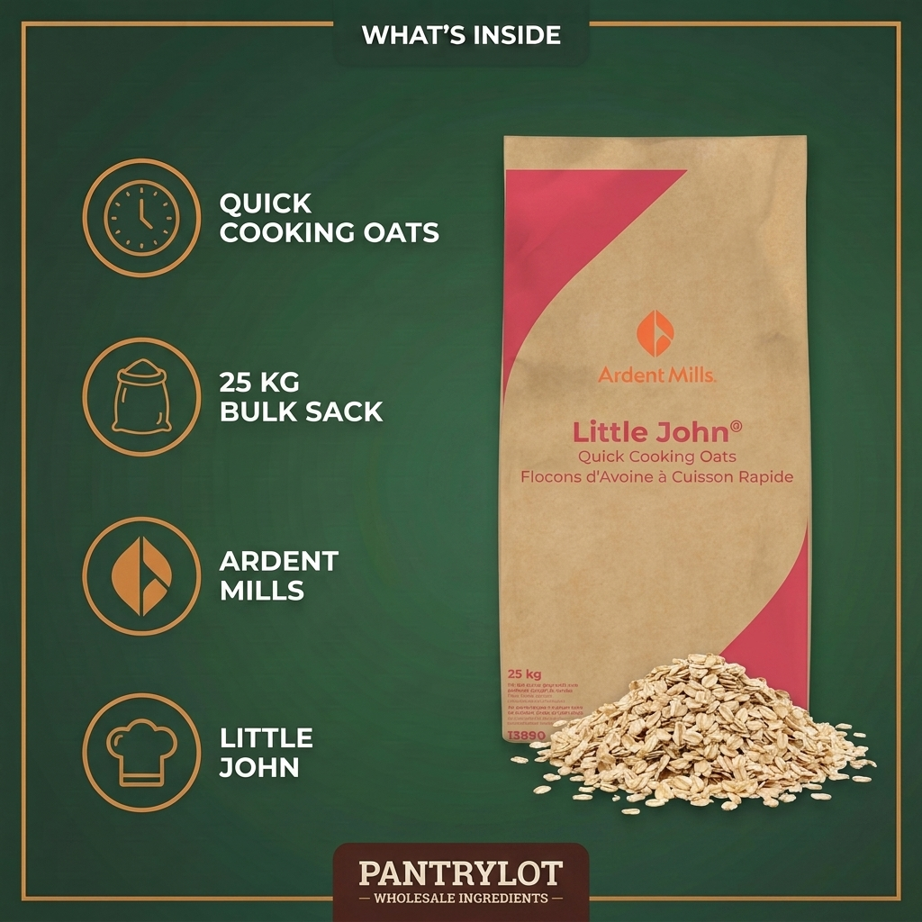 QUICK ROLLED LITTLE JOHN OATS- ROBIN HOOD - 10kg — in-the-box features card